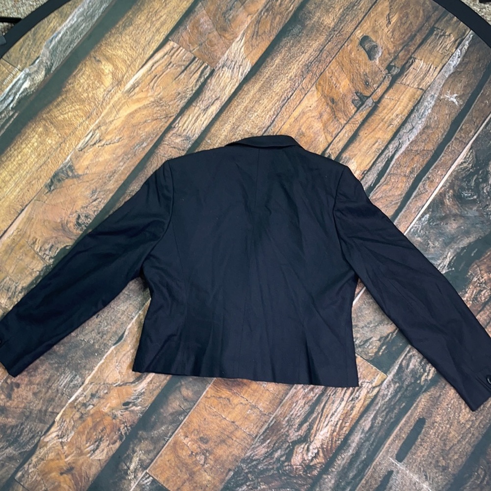 Pendleton Virgin Wool One Button Black Sport Jack… - image 5